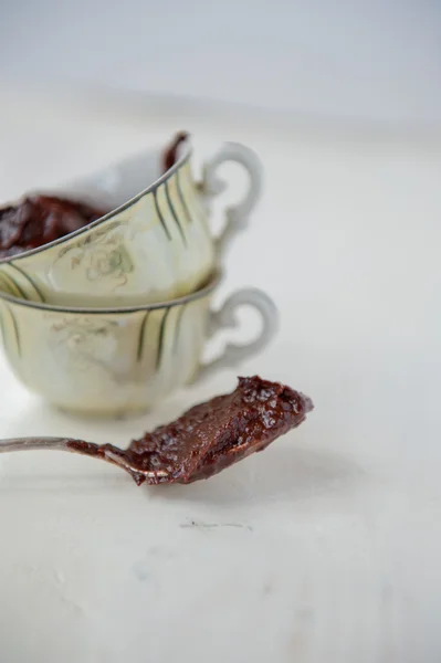 Raw Chocolate pudding — Stock Photo, Image