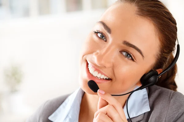 Sassy Customer service agent — Stock Photo, Image