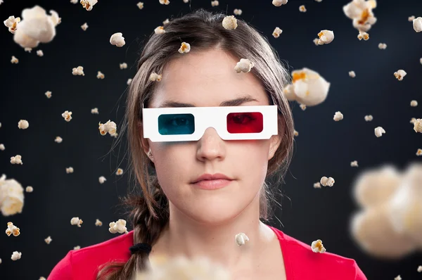 3D cinema experience — Stock Photo, Image