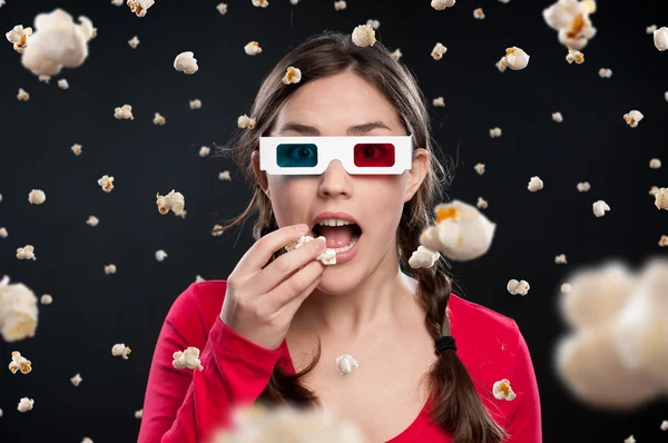 Experiencia de cine 3D — Foto de Stock