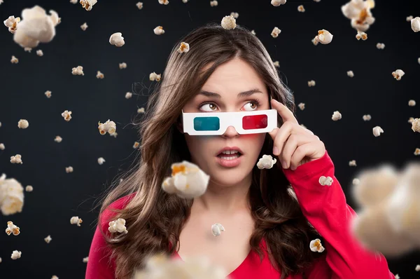 3D cinema experience — Stock Photo, Image