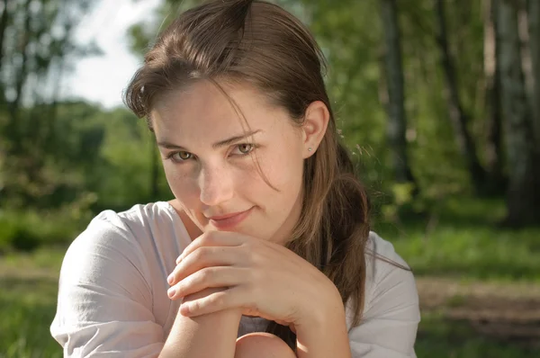 Vackra leende — Stockfoto