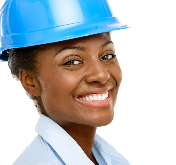Confident African American woman architect — Stock Photo, Image