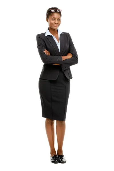 Afrikansk amerikansk affärskvinna Stockbild