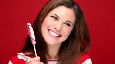 şirin lolipop kız