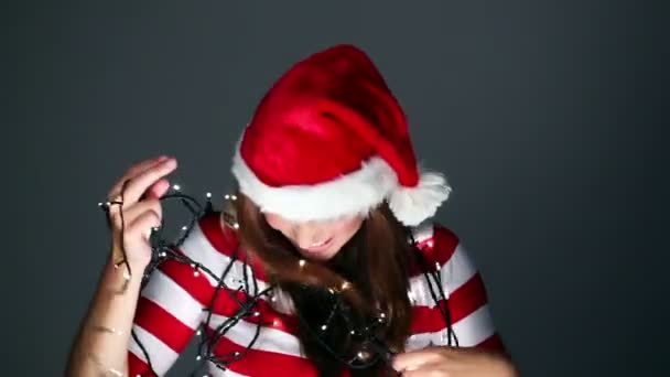 웃는 크리스마스 소녀 — 비디오