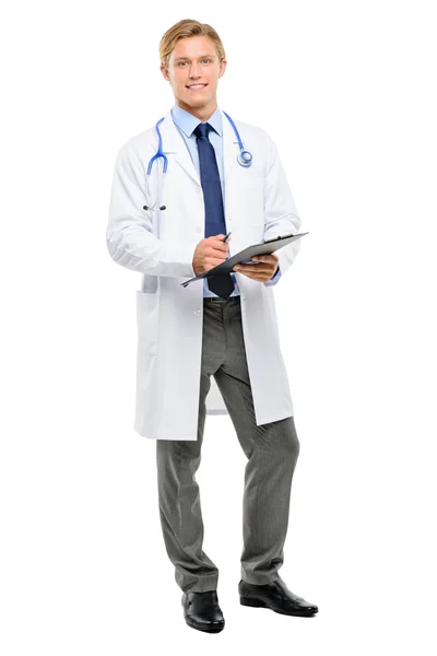 Medical Doctor isolated on white background — Stock Photo, Image