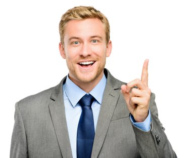 mutlu işadamı bir fikri vardır.