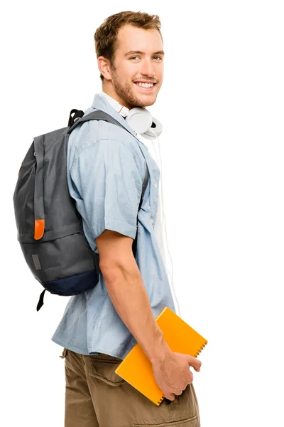 University student man back to school Stock Photo