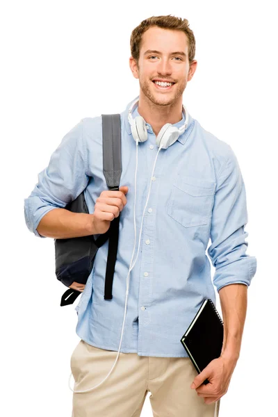 University student man back to school Royalty Free Stock Images