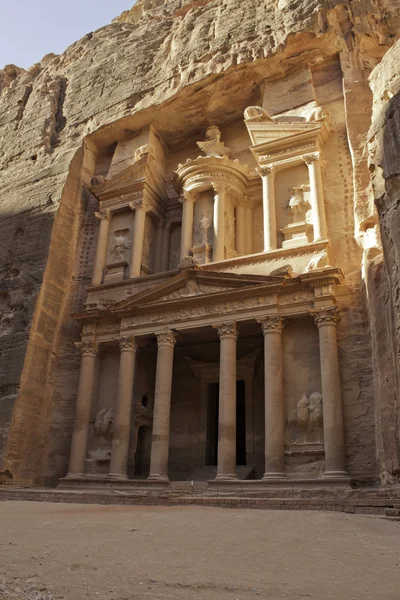 Fachada do Tesouro em Petra — Fotografia de Stock