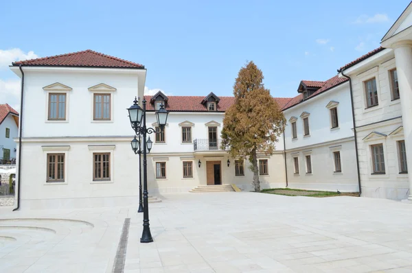 Der Bau der andrischen Marmorstadt — Stockfoto