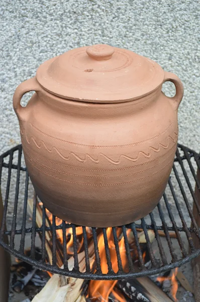 粘土の鍋 — ストック写真