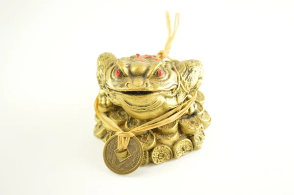 Китайский Фэн Шуй счастливая жаба денег за богатство Лицензионные Стоковые Изображения