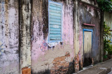 eski evin duvar dokusu