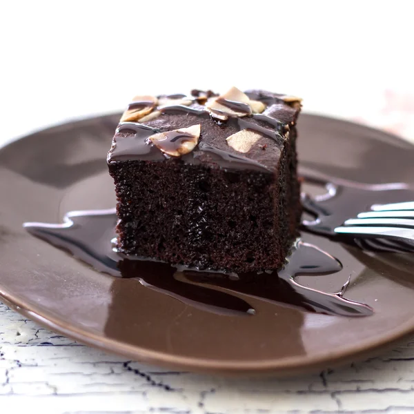 Torta brownie — Foto Stock