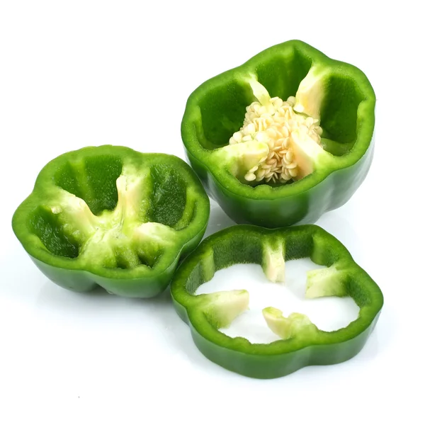 Green sweet pepper — Stock Photo, Image