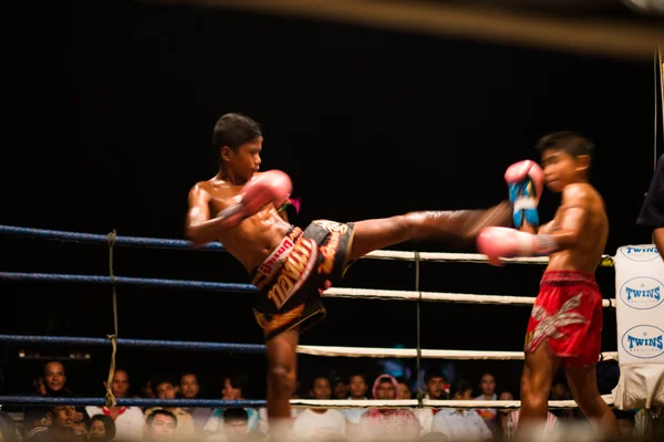 Boxe tailandês — Fotografia de Stock