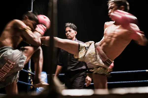 Boxe tailandês — Fotografia de Stock