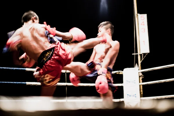 Boxe tailandês — Fotografia de Stock