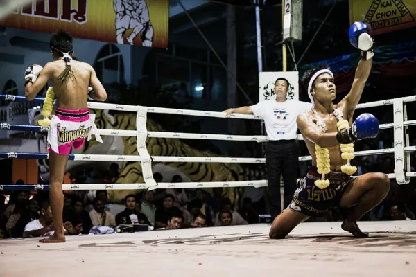 Boxe tailandês — Fotografia de Stock