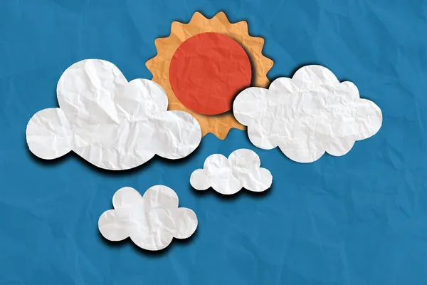 Sun and cloud — Stock Photo, Image