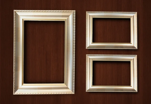 Gold color frame — Stock Photo, Image