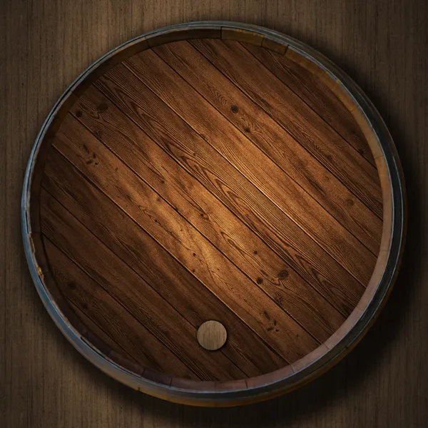 Wine barrels in a old wine cellar — Stock Photo, Image