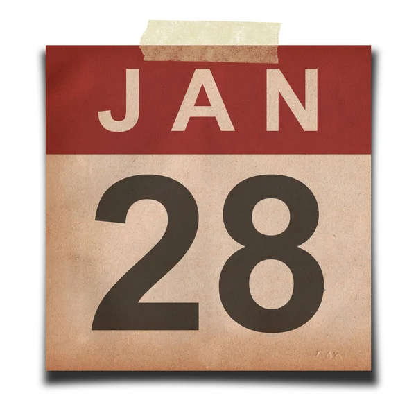 Grunge calendar — Stock Photo, Image
