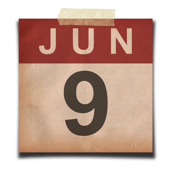 Grunge kalendář — Stock fotografie