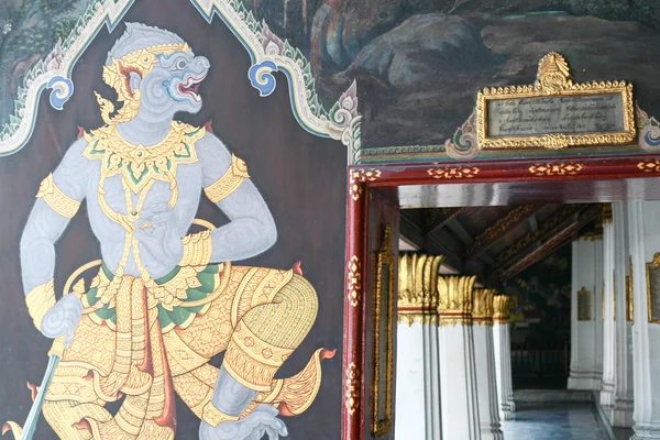 Wat Phra Kaeo en Bangkok, Tailandia . —  Fotos de Stock