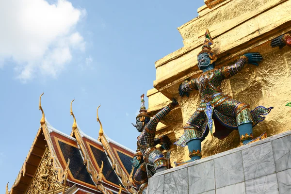 Wat Phra Kaeo en Bangkok, Tailandia . —  Fotos de Stock