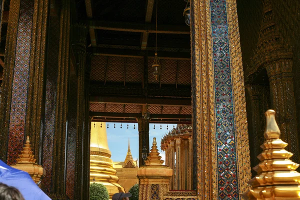 Wat phra kaeo v Bangkoku, Thajsko. — Stock fotografie