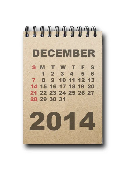 Kalendarz 2014 — Zdjęcie stockowe