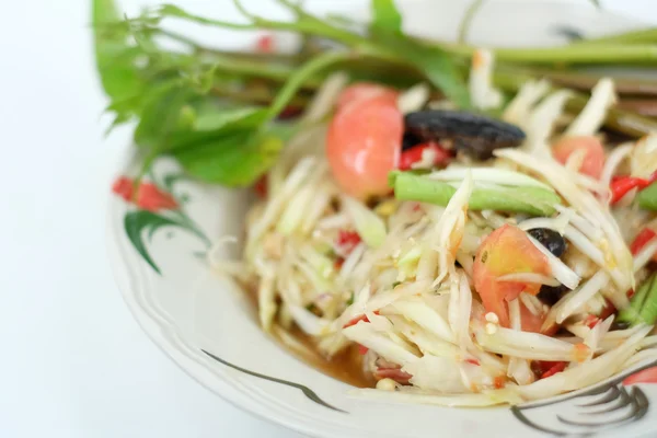 Papaya salad — Stock Photo, Image