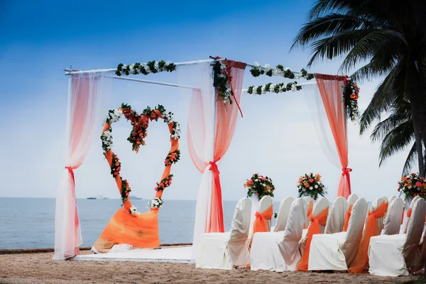 Beach svatební obřad — Stock fotografie