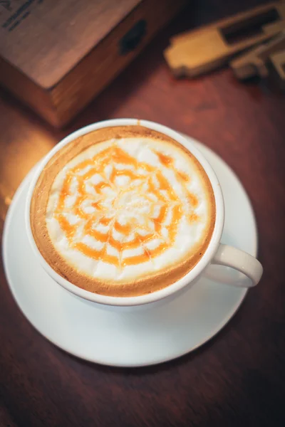 Caramel coffee — Stock Photo, Image