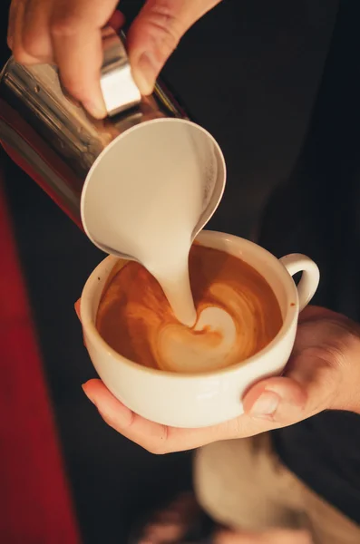 Café Latte art — Photo