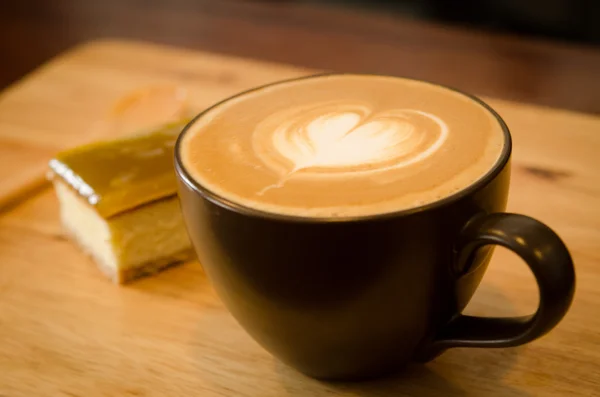 Café arte latte — Fotografia de Stock