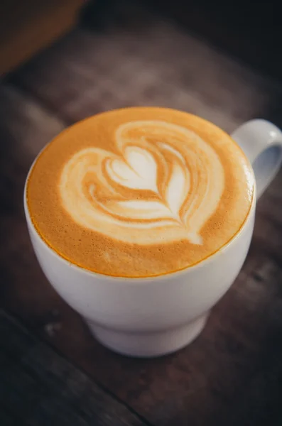 Seni kopi latte — Stok Foto