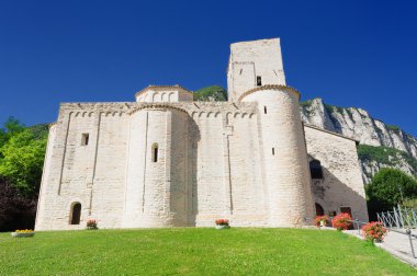 Abbey of San Vittore alle Chiuse, Genga, Ancona, Marche, Italy clipart