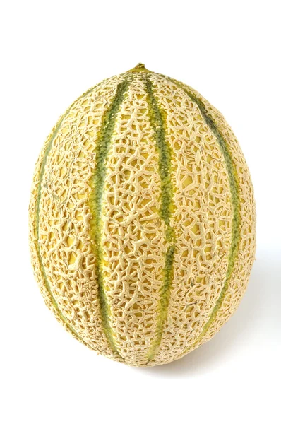 Melon på vit bakgrund — Stockfoto