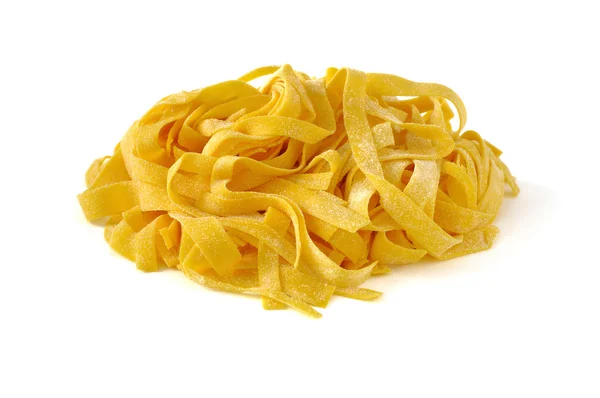 Noodles, fresh pasta made by hand — Stock Photo, Image