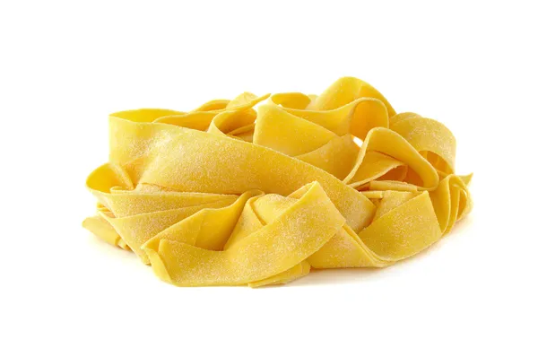 Pappardelle egg pasta — Stock Photo, Image