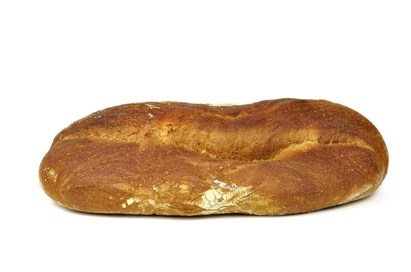 Typowy włoski chleb pieczony w piecu opalanym drewnem — Zdjęcie stockowe