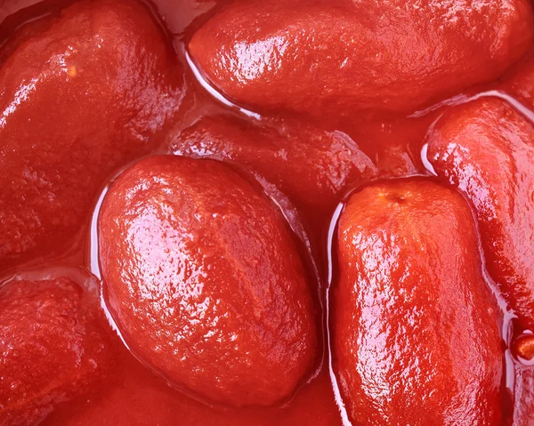 Tomates pelados — Fotografia de Stock