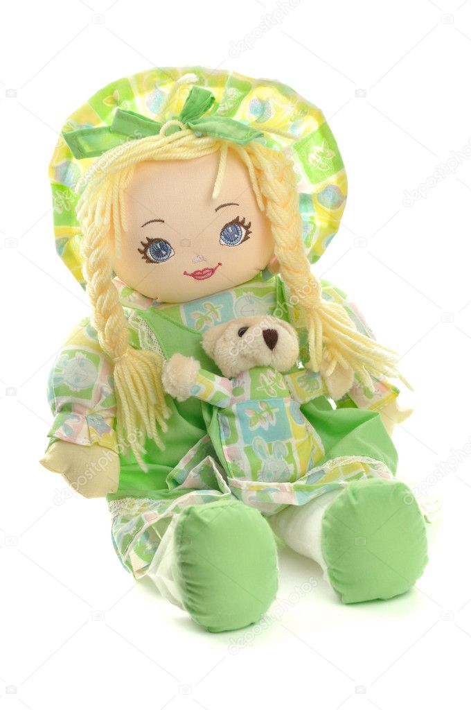rag doll teddy bear