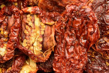 Güneş kurutulmuş domates, portre