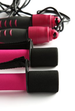 tanıtıcı kayış beyaz üzerine siyah-pembe yumuşak halterle