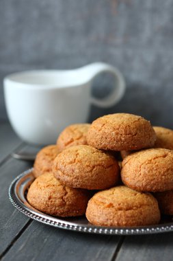 bir metal plaka rustik ahşap zemin badem Çerezler